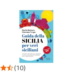 Guida della Sicilia per veri siciliani, un viaggio tra le bellezze e i tesori dell'isola, ideale per scoprire la cultura dei letterati siciliani.