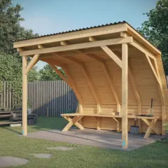 Jak zbudować wiatę z dachem jednospadowym - proste kroki i porady