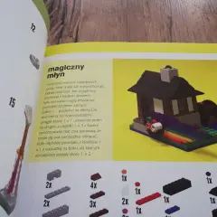 Instrukcja jak zrobić dom z lego. Magiczny młyn z kołem wodnym zbudowany z klocków.