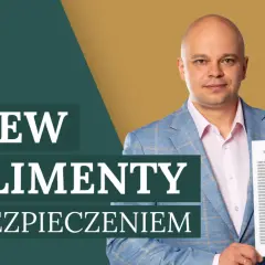 Mężczyzna prezentuje dokument "Pozew o alimenty z zabezpieczeniem". Dowiedz się, ile kosztuje napisanie pozwu o alimenty.