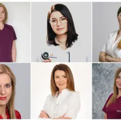Sześć portretów lekarek i specjalistek medycyny estetycznej.
