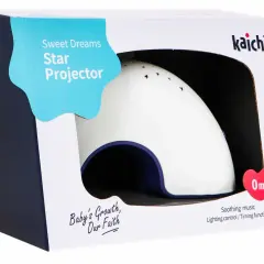 Projektor gwiazd Kaichi, idealny hit na roczek. Ukoi malucha muzyką i magicznym światłem gwiazd. Od 0m+.