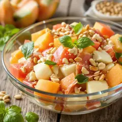Salade de melon à l'italienne : votre recette fraîcheur inratable