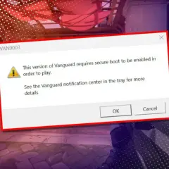 Fehlermeldung VAN9003: Valorant startet nicht, da Secure Boot aktiviert sein muss.