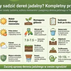 Jesień (wrzesień-październik) to najlepszy termin, kiedy sadzić pigwę. Wiosna (marzec-kwiecień) też jest dobra.