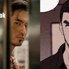 Pyeon Sang-Wook, grany przez Lee Jin-Wooka, w dwóch odsłonach: realistycznej i komiksowej.