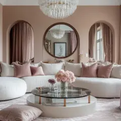 Jak urządzić salon glamour, tworząc elegancką przestrzeń pełną komfortu