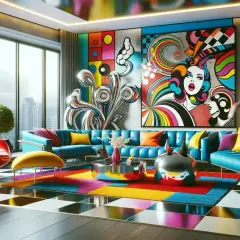 Pop art interior design: Jak ożywić wnętrza kolorami i stylem