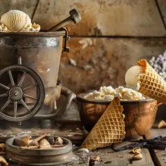 Smaki dzieciństwa: przepis na domowe lody z maszynki - krok po kroku