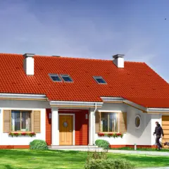 Dom z czerwoną dachówką: jak stworzyć stylowy i trwały projekt