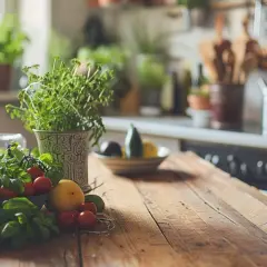 Ozdoby na blat kuchenny: 5 pomysłów na dekorację