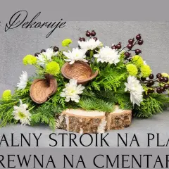 Jak zrobić stroik na cmentarz na drewnie, aby uczcić bliskich