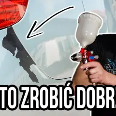Czym pomalować zderzak plastikowy, aby uniknąć łuszczenia farby?