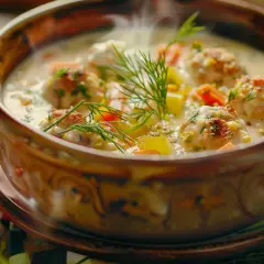 Zupa z klopsikami - porowa, jarzynowa lub koperkowa - przepisy