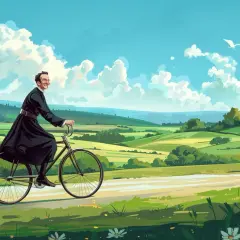 Ksiądz na rowerze: Niezwykła pasja duchownego. Inspirująca historia