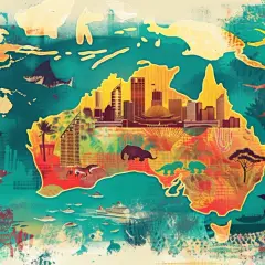 Plakat o Australii: Jak oddać ducha kontynentu na papierze?