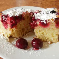 Pyszne ciasto z owocami z margarynà Kasia - przepis krok po kroku
