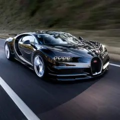 Bugatti Chiron ile koni: moc, osiągi i niesamowite przyspieszenie