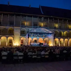Koncert na dziedzińcu Wawelu. Sprawdź wawel bilety cennik, by nie przegapić takich wydarzeń.
