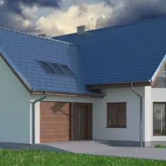Idealne elewacje do szarego dachu - stwórz harmonijną kompozycję