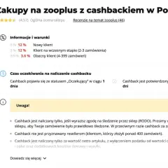 Czy cashback jest bezpieczny? Informacje o naliczaniu, czasie oczekiwania i warunkach cashbacku na Zooplus. Sprawdź, jak działa zwrot pieniędzy.