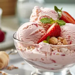 Lody truskawkowe z mascarpone inspirowane tiramisu - przepis