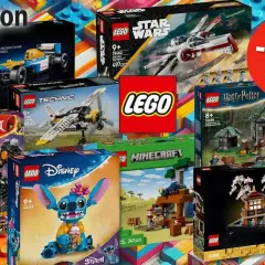 Vielfältige LEGO Sets: Formel 1, Star Wars, Ninjago, Harry Potter, Minecraft, Disney und mehr. Tolle Angebote auf alle LEGO Sets!