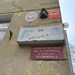 Przedszkole nr 69 im. F. Chopina w Poznaniu, ul. Chopina 3. Kierunkowy Poznań.