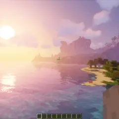 Minecraft z shaderami Sildurs Vibrant. Zobacz, jak wgrać shadery do MC, by uzyskać taki widok!