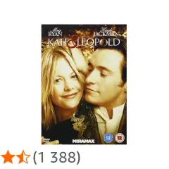 Filmen Kate & Leopold med Hugh Jackman och Meg Ryan. En romantisk komedi med tidsresor.