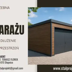 Nowoczesna wiata przy garażu, praktyczne przedłużenie dachu, to nie tylko budynek, ale dodatkowa przestrzeń.