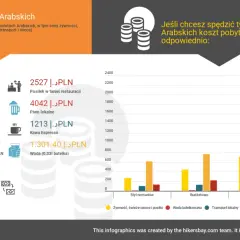 Średnie ceny w Dubaju: hotele od 200212 PLN, wynajem auta 286304 PLN, posiłek 2527 PLN. Tygodniowy pobyt od 200212 PLN.
