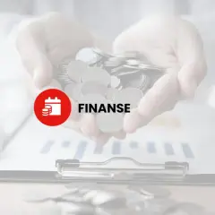 Dłonie trzymające monety, symbolizujące finanse i inwestycje. Obok ikona kalendarza z monetami, sugerująca stopę dyskontową.