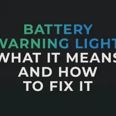 Spia batteria accesa durante la marcia: cosa significa e come risolvere il problema.