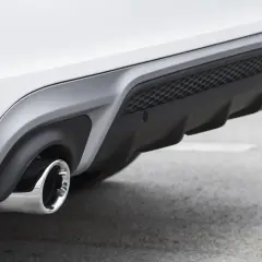 Chromowana końcówka wydechu w zderzaku. Czy każdy diesel ma dpf? To pytanie nurtuje wielu kierowców.