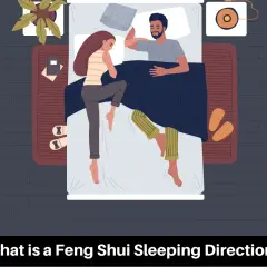 A couple sleeps in bed, illustrating the concept of feng shui sleeping head direction for better rest and harmony.