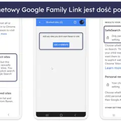 Jak odblokować strony dla dorosłych w Google? Family Link oferuje opcję "Spróbuj blokować strony dla dorosłych", ale nie jest to idealne rozwiązanie.