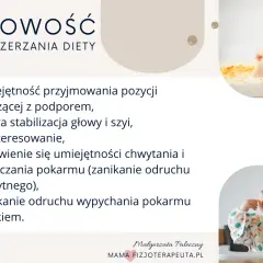 Gotowość do rozszerzania diety u 6-miesięcznego dziecka: siedzenie z podparciem, stabilna głowa, zainteresowanie jedzeniem i zanik odruchów.