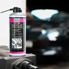 Preparat do czyszczenia wtryskiwaczy Liqui Moly ułatwia demontaż zapieczonych elementów.