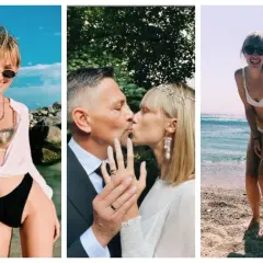 Joanna Kudzbalska wiek: uśmiechnięta na plaży, podczas ślubu i w bikini nad morzem.