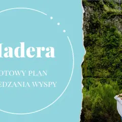Gotowy plan zwiedzania wyspy Madera. Kobieta w kapeluszu podziwia wodospad. Idealne wakacje na Maderze!