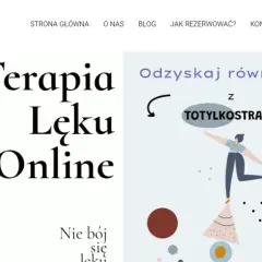 Terapia lęku online na ToTylkoStrach.pl. Odzyskaj równowagę z pomocą specjalistów.