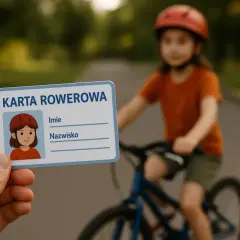Karta rowerowa dla dziecka, które właśnie uczy się jeździć. Dowiedz się, gdzie można wyrobić kartę rowerową.