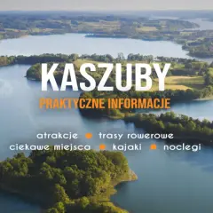 Malownicze jezioro Kłodno na Kaszubach, otoczone zielenią i polami. Idealne miejsce na kajaki i rowerowe wycieczki.