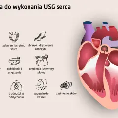 Echo serca u kobiet: wskazania do USG serca obejmują bóle w klatce, zaburzenia rytmu, omdlenia, duszności i inne objawy.