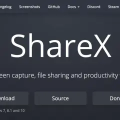 ShareX - narzędzie do przechwytywania ekranu, udostępniania plików i produktywności. Pobierz, sprawdź kod źródłowy lub wesprzyj projekt.