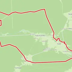 Trasa leśno rajza gpx prowadzi przez Działy, Rudę Kozielską, Rudy i okolice.