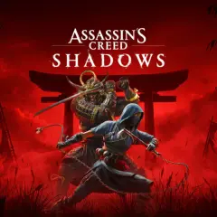Dwóch wojowników w cieniu, jeden z kataną, drugi z łańcuchem, w scenerii Assassin's Creed Shadows.