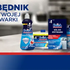 Finish do zmywarek: Płyn na pusto, tabletki z naczyniami. Jak używać?