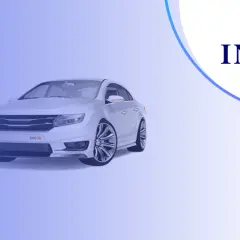 Biały samochód z logo ING, idealny do leasingu.